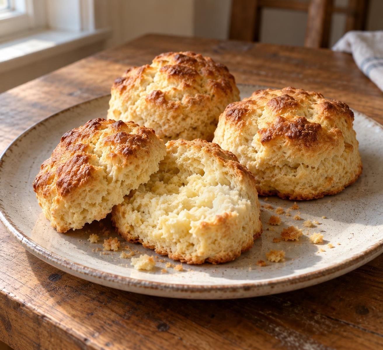 Easy Failproof No-Butter Scones
